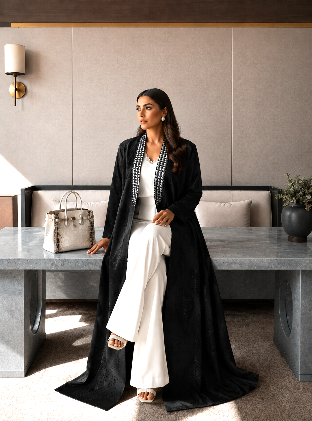 black rose abaya - Image 6