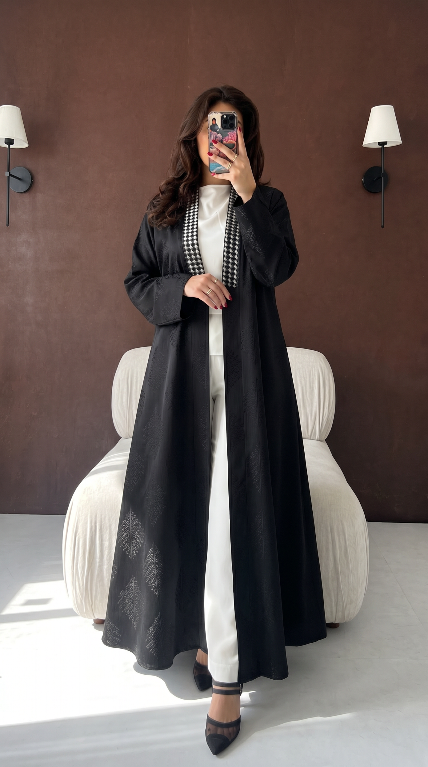 black rose abaya - Image 3