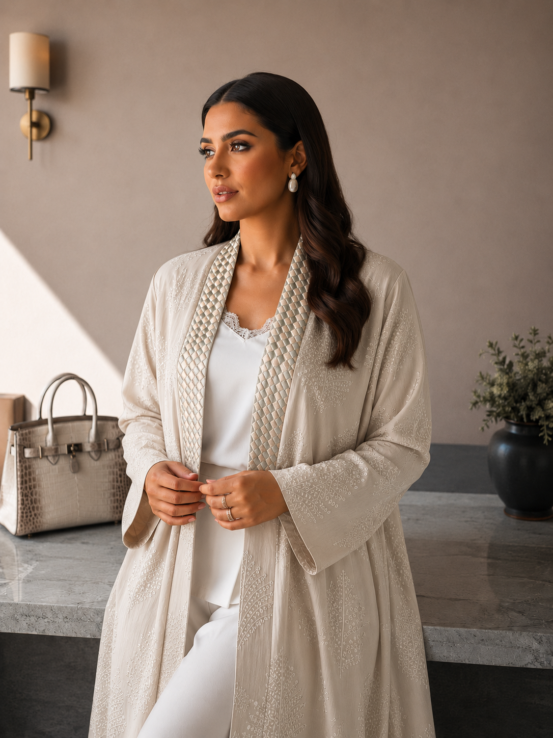 desert rose abaya