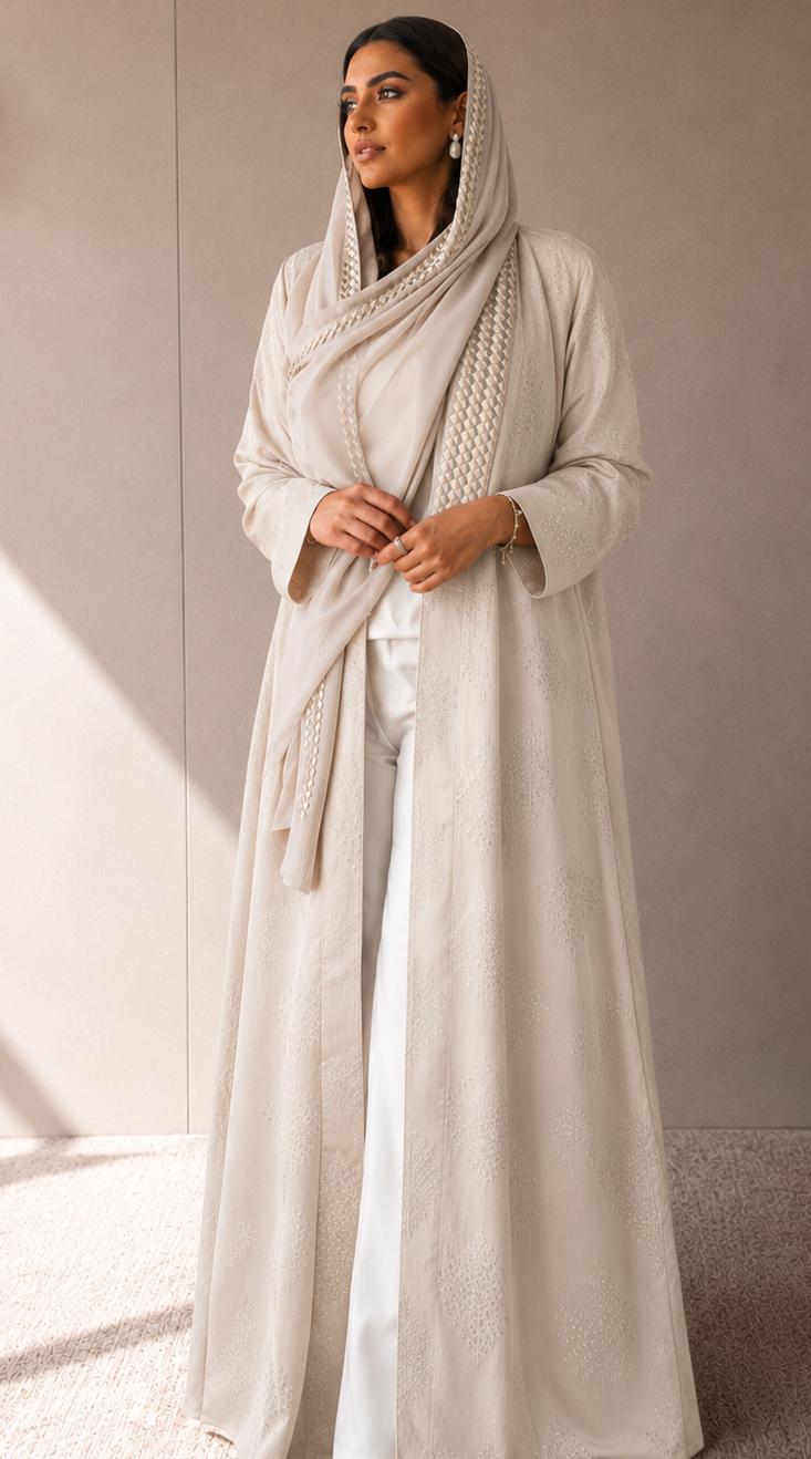 desert rose abaya - Image 3
